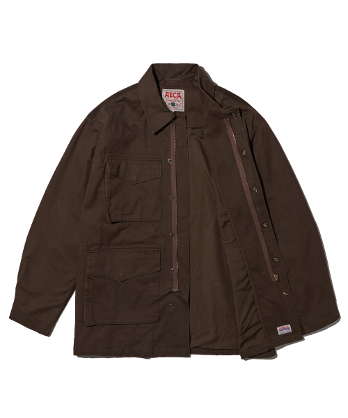 AECA(エイカ)の「AECA 2TONE WASHED FIELD JACKET-BROWN(その他アウター・レディース・その他・MEDIUM/LARGE)」の12枚目の写真