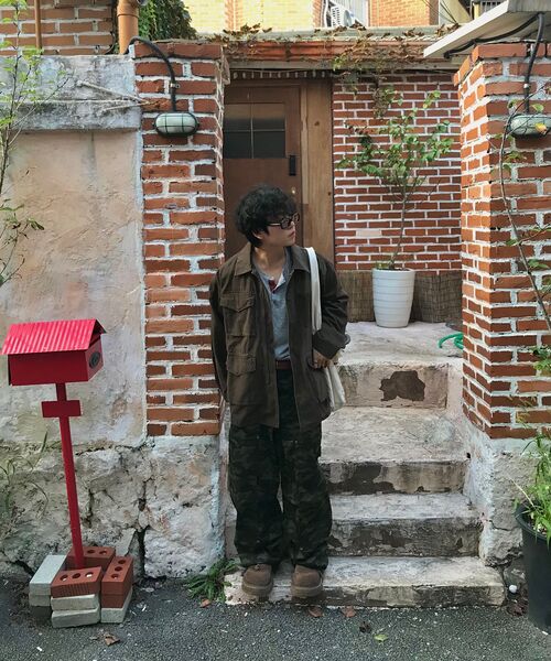AECA(エイカ)の「AECA 2TONE WASHED FIELD JACKET-BROWN(その他アウター・レディース・その他・MEDIUM/LARGE)」の16枚目の写真
