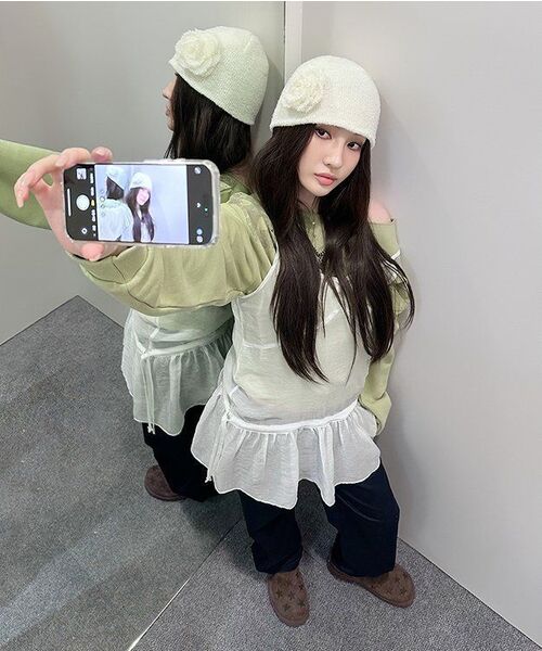 Midnight Move(ミッドナイトムーブ)の「vt fl mtm (off white)(スウェット・レディース・その他・FREE)」の7枚目の写真