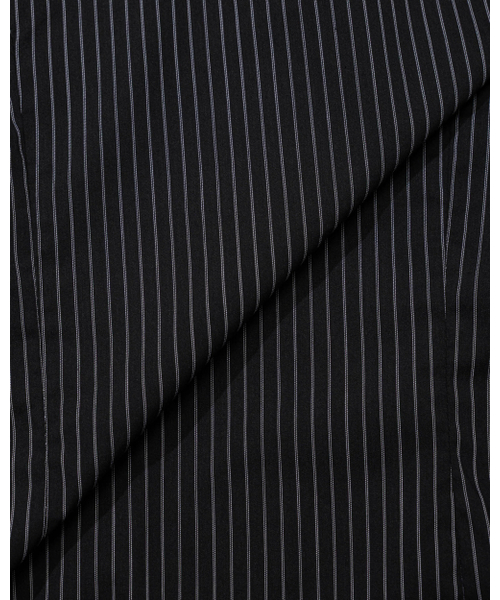 MOAA（モア）の「Stripe Gather Shirt (BLACK)（シャツ/ブラウス・レディース・その他・SMALL/MEDIUM）」の5枚目の写真