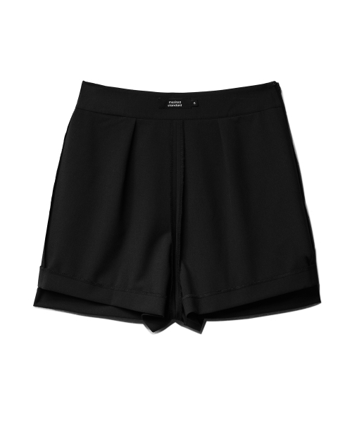 MUSINSA STANDARD WOMAN（ムシンサスタンダードウーマン）の「レディーススリットミニスコッチ[ブラック]（スカート・レディース・その他・SMALL/MEDIUM/LARGE/X-SMALL）」の6枚目の写真