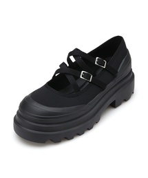 SALT AND CHOCOLATE（ソルトアンドチョコレート）の「ダブルストラップメリージェンフラットスニーカー412415009 (5cm/2カラー)（バレエシューズ）」