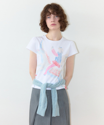 [ILLIT IROHA wearing] Big Unicorn Puff T-Shirt (Blue)