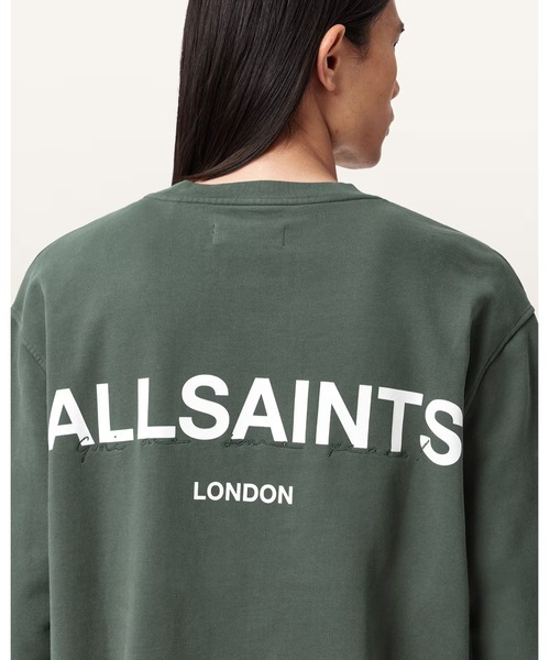 ALLSAINTS（オールセインツ）の「HALCYON CREW NECK SWEATSHIRT | HALCYON クルー ネック スウェットシャツ（スウェット・メンズ・グリーン系その他・XS/S/L/M）」の2枚目の写真