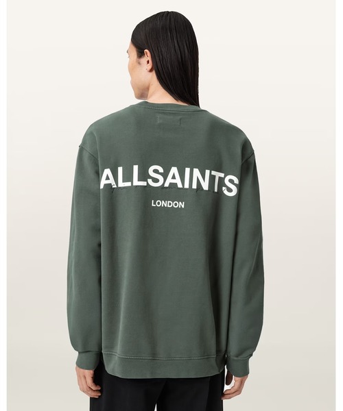 ALLSAINTS（オールセインツ）の「HALCYON CREW NECK SWEATSHIRT | HALCYON クルー ネック スウェットシャツ（スウェット・メンズ・グリーン系その他・XS/S/L/M）」の8枚目の写真