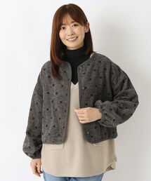 ノーカラージャケット（ドット柄）ファッション通販 - ZOZOTOWN