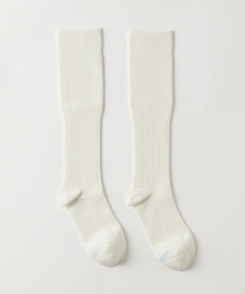UNQUITTE(アンキュイット)の「【UNQUITTE】elitude socks UNQ1M UNQ1L(ソックス/靴下・レディース・ホワイト/ブラック/チャコールグレー・M/L)」の1枚目の写真