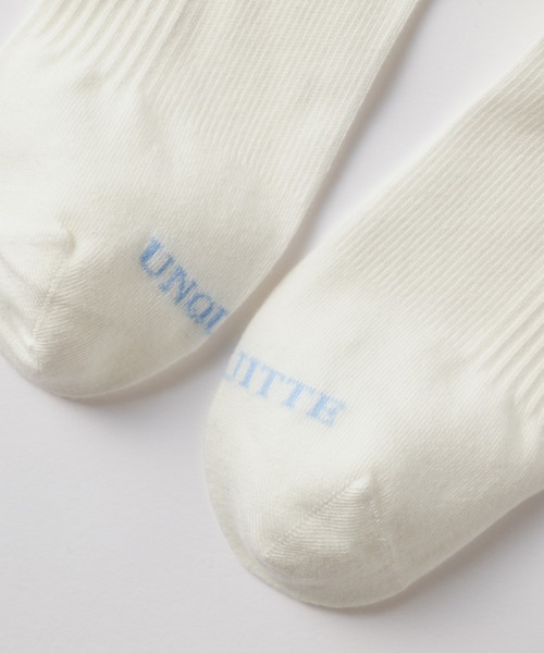 UNQUITTE(アンキュイット)の「【UNQUITTE】elitude socks UNQ1M UNQ1L(ソックス/靴下・レディース・ホワイト/ブラック/チャコールグレー・M/L)」の5枚目の写真
