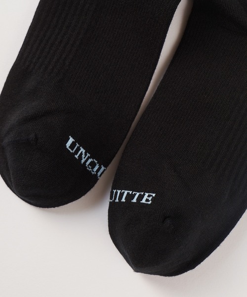 UNQUITTE(アンキュイット)の「【UNQUITTE】elitude socks UNQ1M UNQ1L(ソックス/靴下・レディース・ホワイト/ブラック/チャコールグレー・M/L)」の8枚目の写真