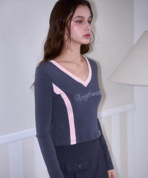 ROSEFRANTZ（ロゼフランツ）の「Coloring Fluffy Long Sleeve [Charcoal]（Tシャツ/カットソー・レディース・チャコールグレー・FREE）」の3枚目の写真