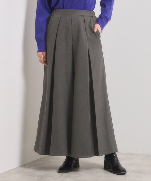 ITS'DEMO（イッツデモ）の「【手洗い可】ツイルタックワイドパンツ（その他パンツ・レディース・チャコールグレー/ブラック/ベージュ・00）」の18枚目の写真