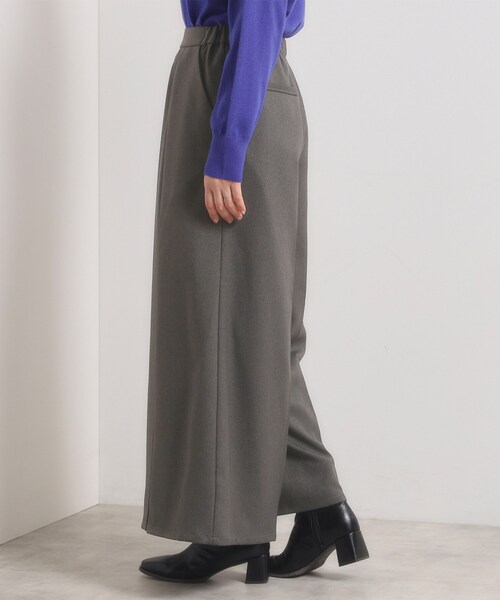 ITS'DEMO（イッツデモ）の「【手洗い可】ツイルタックワイドパンツ（その他パンツ・レディース・チャコールグレー/ブラック/ベージュ・00）」の19枚目の写真