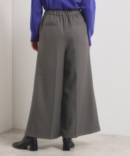 ITS'DEMO（イッツデモ）の「【手洗い可】ツイルタックワイドパンツ（その他パンツ・レディース・チャコールグレー/ブラック/ベージュ・00）」の20枚目の写真