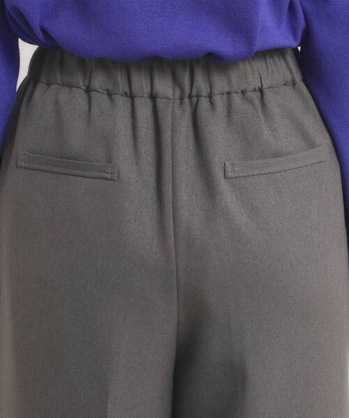 ITS'DEMO（イッツデモ）の「【手洗い可】ツイルタックワイドパンツ（その他パンツ・レディース・チャコールグレー/ブラック/ベージュ・00）」の22枚目の写真
