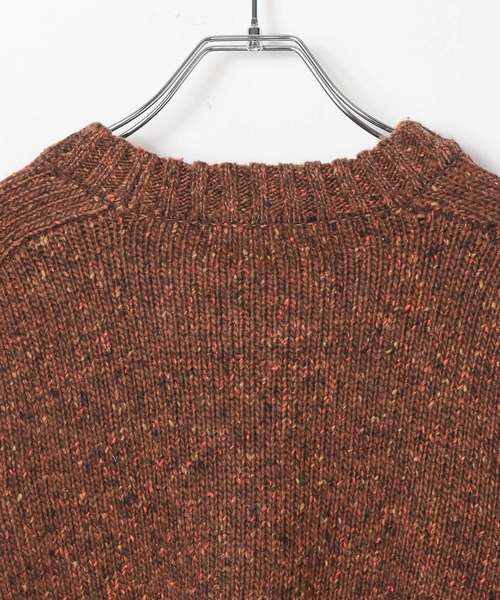 BAYFLOW（ベイフロー）の「カラーネップニット（ニット/セーター・メンズ・オフホワイト/ブラック/ブラウン・MEDIUM/LARGE）」の17枚目の写真