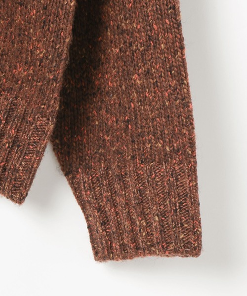 BAYFLOW（ベイフロー）の「カラーネップニット（ニット/セーター・メンズ・オフホワイト/ブラック/ブラウン・MEDIUM/LARGE）」の18枚目の写真