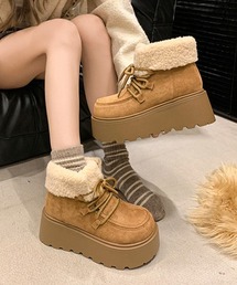 ONEP STAR（ワンピスター）の「ボア裏地厚底ブーツ（ブーツ）」