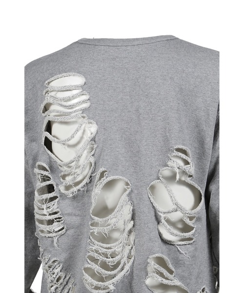 DISTRESSED CREWNECK（スウェット）｜JUN/NAKAYAMA（ジュンナカヤマ