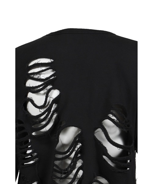 JUN/NAKAYAMA(ジュンナカヤマ)の「DISTRESSED CREWNECK(スウェット・メンズ・ブラック/グレー/グリーン系カモフラージュ/ピンク/ベージュ・L/XL/S/M)」の9枚目の写真