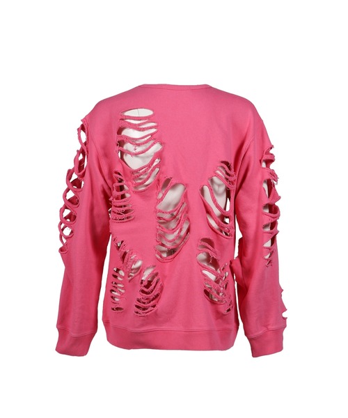junnakayama distressed crewneck スウェッ DISTRESSED CREWNECK（スウェット）｜JUN/NAKAYAMA（ジュンナカヤマ
