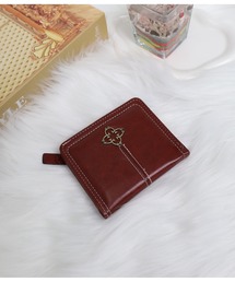 Vini（ヴィニ）の「メタルモチーフ付き コンパクト二つ折りウォレットケース（財布）」