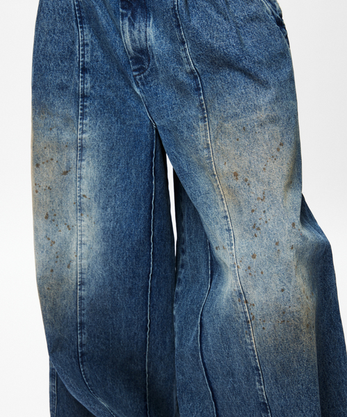 JOURNAL STANDARD J.S HOMESTEAD(ジャーナルスタンダードホームステッド)の「J.S.Homestead / デニム キュロット パンツ(デニムパンツ・メンズ・コバルトブルー/ブラック系その他・MEDIUM/LARGE)」の19枚目の写真