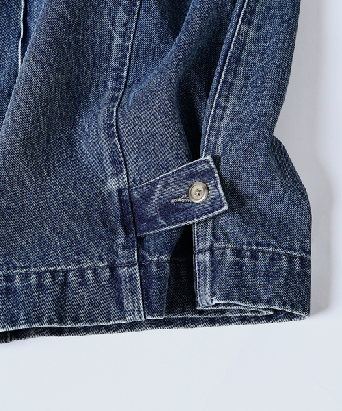 JOURNAL STANDARD J.S HOMESTEAD(ジャーナルスタンダードホームステッド)の「J.S.Homestead / デニム キュロット パンツ(デニムパンツ・メンズ・コバルトブルー/ブラック系その他・MEDIUM/LARGE)」の13枚目の写真