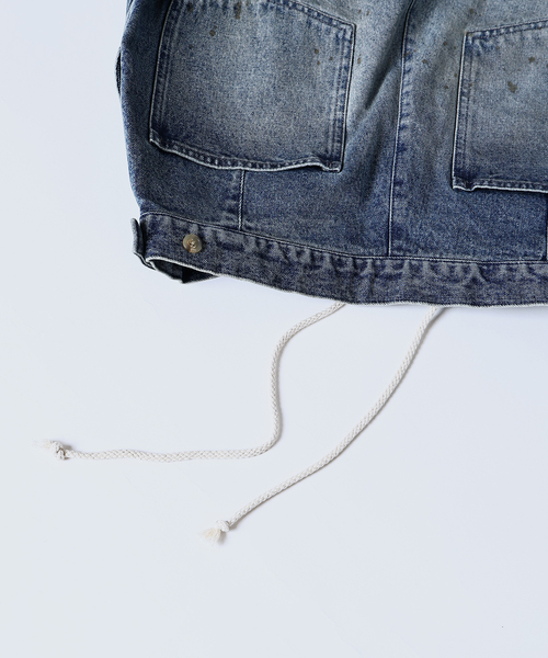 JOURNAL STANDARD J.S HOMESTEAD(ジャーナルスタンダードホームステッド)の「J.S.Homestead / デニム キュロット パンツ(デニムパンツ・メンズ・コバルトブルー/ブラック系その他・MEDIUM/LARGE)」の9枚目の写真