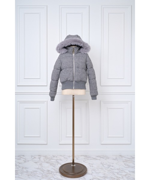 Cable Knit Padded Jacket（ブルゾン）｜MISTREASS（ミストレアス）の