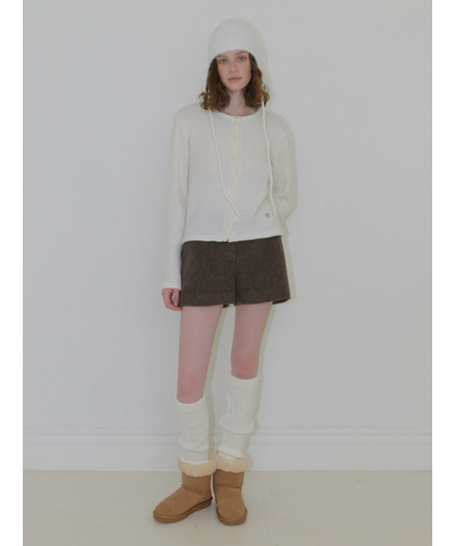 ETMON(エトモン)の「Wool Basic Short Pants, Brown(その他パンツ・レディース・その他・SMALL/MEDIUM)」の4枚目の写真