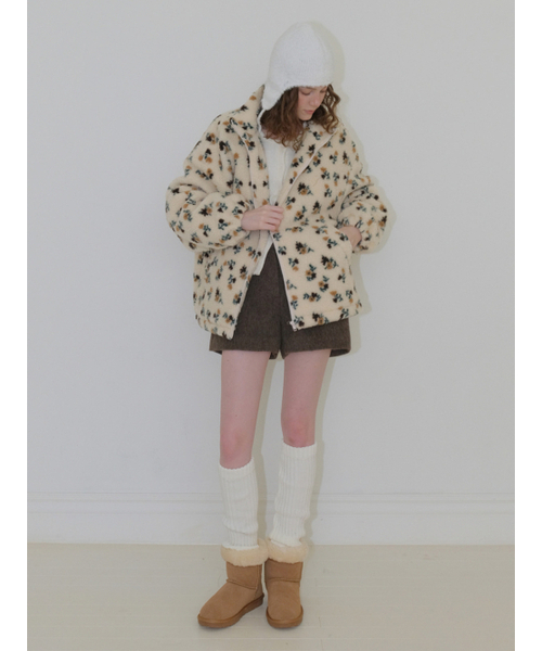 ETMON(エトモン)の「Wool Basic Short Pants, Brown(その他パンツ・レディース・その他・SMALL/MEDIUM)」の5枚目の写真