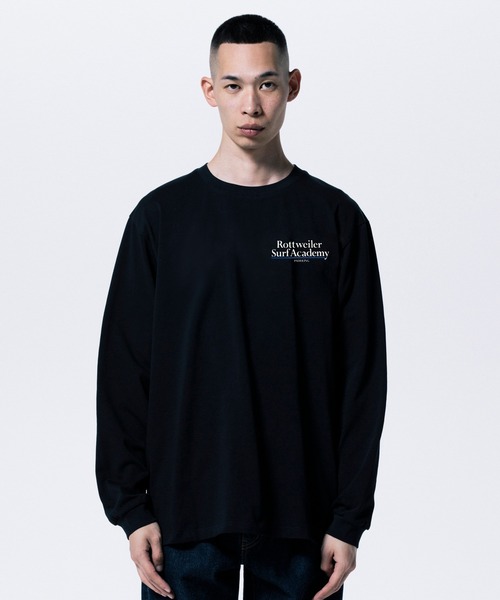 ROTTWEILER（ロットワイラー）の「R9 SURF ACADEMY LS TEE（Tシャツ/カットソー・メンズ・ブラック/ホワイト/ネイビー・S/M/L/XL）」の2枚目の写真