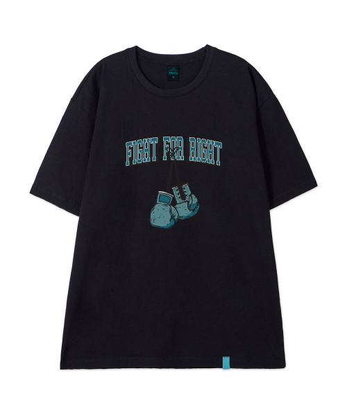 ASTRAL PROJECTION（アストラルプロジェクション）の「[ファイトフォーライト]コットンルーズフィット半袖Tシャツ_ブラック（Tシャツ/カットソー・メンズ・その他・LARGE/MEDIUM/X-LARGE/XX-LARGE）」の2枚目の写真