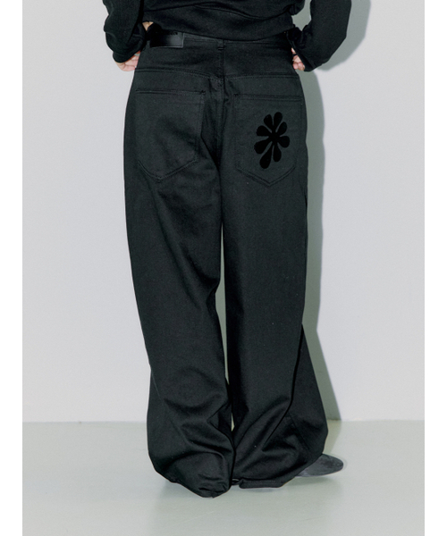 OAFISH（オアフィッシュ）の「OAF LOGO COTTON PANTS, BLACK（その他パンツ・レディース・その他・1/2）」の4枚目の写真