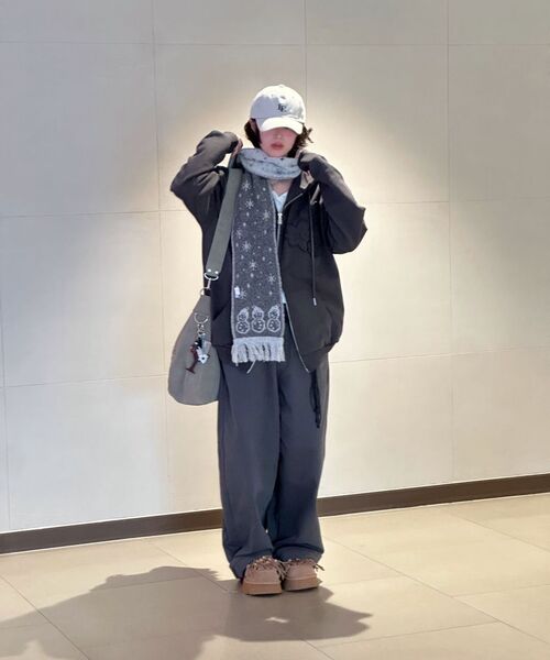 OAFISH（オアフィッシュ）の「OAF LOGO COTTON PANTS, BLACK（その他パンツ・レディース・その他・1/2）」の5枚目の写真