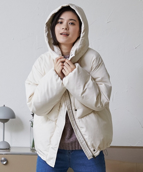 mi⭐︎MU SPORTS アイボリー ダウンジャケット新品未使用　Mサイズ セール】【親子リンク/撥水加工】モンスターダウンジャケット（ダウン