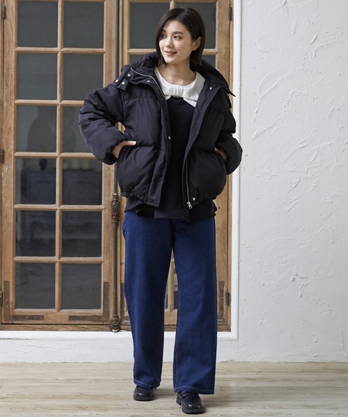 ダウンジャケットmaa.m様 セール】MMMM フーデットダウンジャケット/撥水/ポリエステル