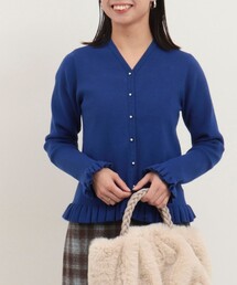 まめ⭐︎NOLLEYS ラクーンVネックプルオーバーニット/スタジオエム NOLLEY'S｜ノーリーズのニット/セーター（Vネック）通販 - ZOZOTOWN