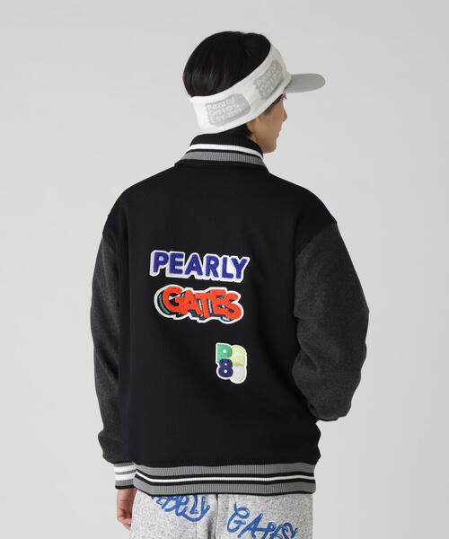 PEARLY GATES(パーリーゲイツ)の「【PEARLY GATES】PeストレッチヘリンボーンJQ裏起毛スタジャン(ブルゾン・メンズ・ベージュ/ネイビー・MEDIUM/LARGE)」の13枚目の写真