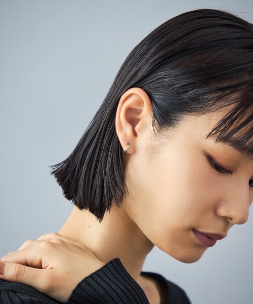 Jouete(ジュエッテ)の「PT900 ピアス フープ(ピアス(両耳用)・レディース・プラチナム・FREE)」の4枚目の写真