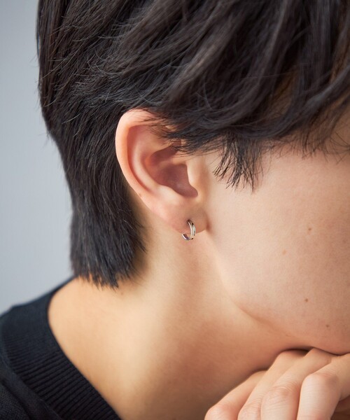 Jouete(ジュエッテ)の「PT900 ピアス フープ(ピアス(両耳用)・レディース・プラチナム・FREE)」の7枚目の写真