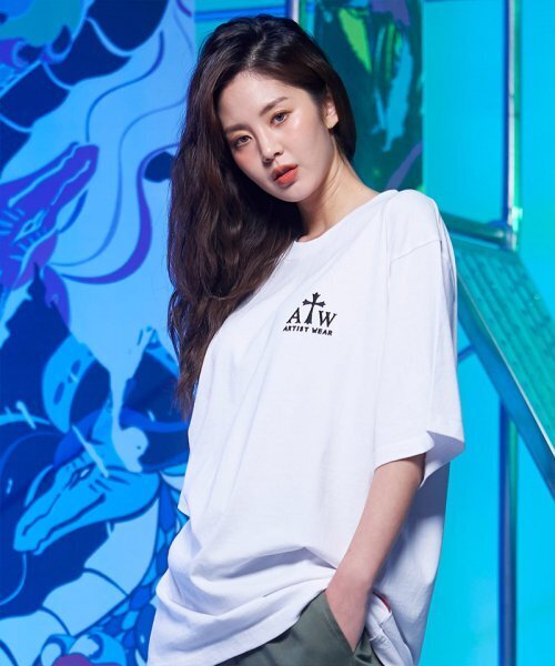 ARTISTWEAR（アーティストウェア）の「[ATW x レオダブ] タイガー刺繍オーバーサイズ半袖Tシャツ_WH（Tシャツ/カットソー・レディース・その他・XX-LARGE/LARGE/X-LARGE）」の4枚目の写真