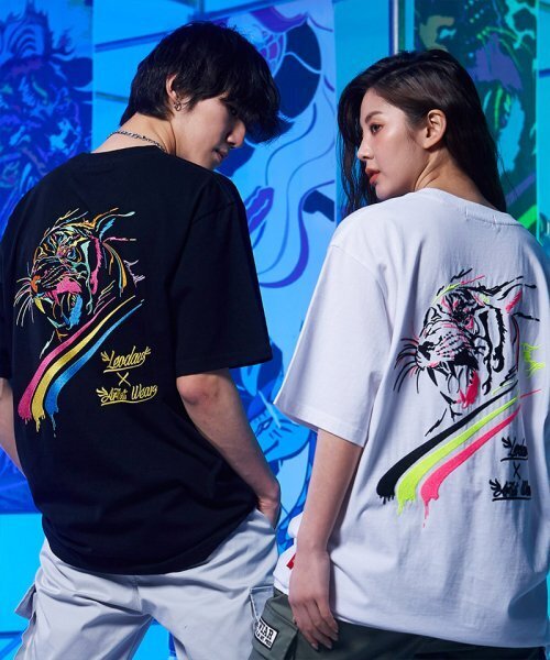 ARTISTWEAR（アーティストウェア）の「[ATW x レオダブ] タイガー刺繍オーバーサイズ半袖Tシャツ_WH（Tシャツ/カットソー・レディース・その他・XX-LARGE/LARGE/X-LARGE）」の6枚目の写真