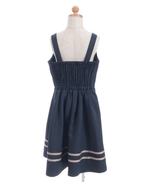 チェーン付ダブルボタンJSK（ワンピース）｜axes femme（アクシーズ