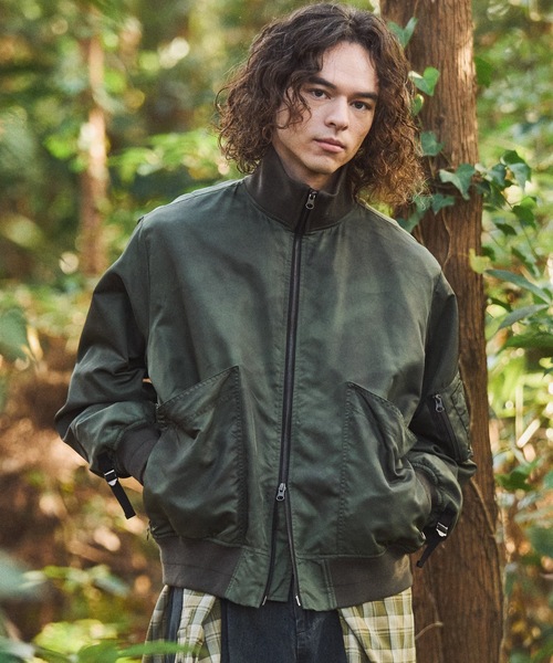 パフォーマンスプリント MA-1ジャケット CASPER JOHN（キャスパージョン）の「Inkjet gimmick MA-1