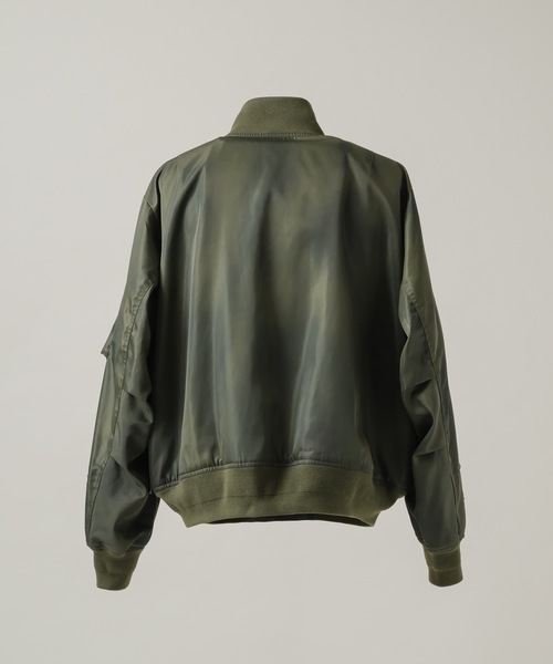 CASPER JOHN（キャスパージョン）の「Inkjet gimmick MA-1/インクジェットギミックMA-1（MA-1・メンズ・ブラック/ブルー/カーキ・MEDIUM/SMALL/X-SMALL/LARGE）」の10枚目の写真