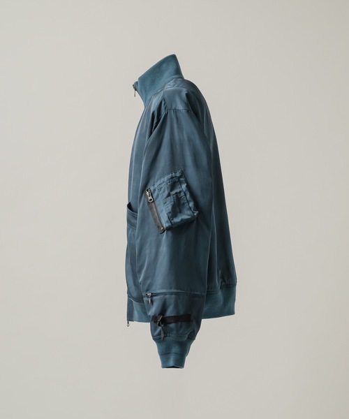 CASPER JOHN（キャスパージョン）の「Inkjet gimmick MA-1/インクジェットギミックMA-1（MA-1・メンズ・ブラック/ブルー/カーキ・MEDIUM/SMALL/X-SMALL/LARGE）」の13枚目の写真