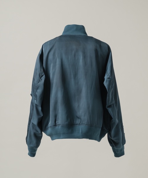 CASPER JOHN（キャスパージョン）の「Inkjet gimmick MA-1/インクジェットギミックMA-1（MA-1・メンズ・ブラック/ブルー/カーキ・MEDIUM/SMALL/X-SMALL/LARGE）」の14枚目の写真