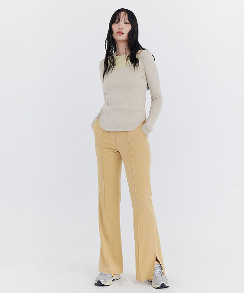 WNDERKAMMER（ブンダーカンマー）の「コーデュロイセミブーツカットパンツ_イエロー（その他パンツ・レディース・その他・X-SMALL/SMALL/MEDIUM）」の5枚目の写真