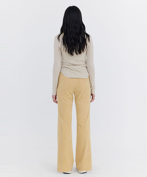 WNDERKAMMER（ブンダーカンマー）の「コーデュロイセミブーツカットパンツ_イエロー（その他パンツ・レディース・その他・X-SMALL/SMALL/MEDIUM）」の6枚目の写真